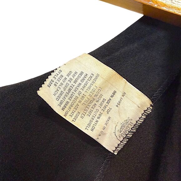 Vintage Boho Quilted Long Sleeve Maxi Dress ILGWU - Picture 10 of 16